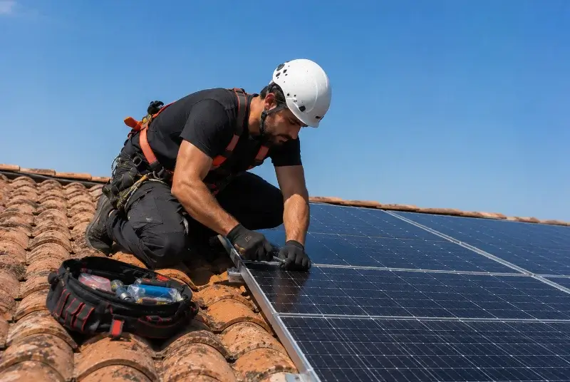 Maintenance et monitoring de panneaux solaires à Oriol-en-Royans
